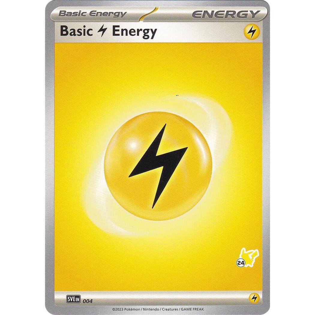 Image for Basic Lightning Energy - Pikachu 24 (004) (BA24) - Pokemon