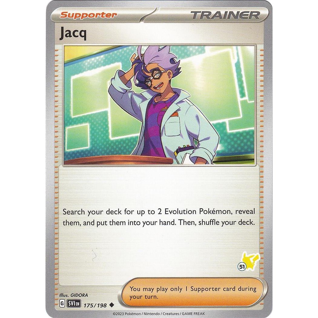 Image for Jacq - Pikachu 51 (175/198) (BA24) - Pokemon