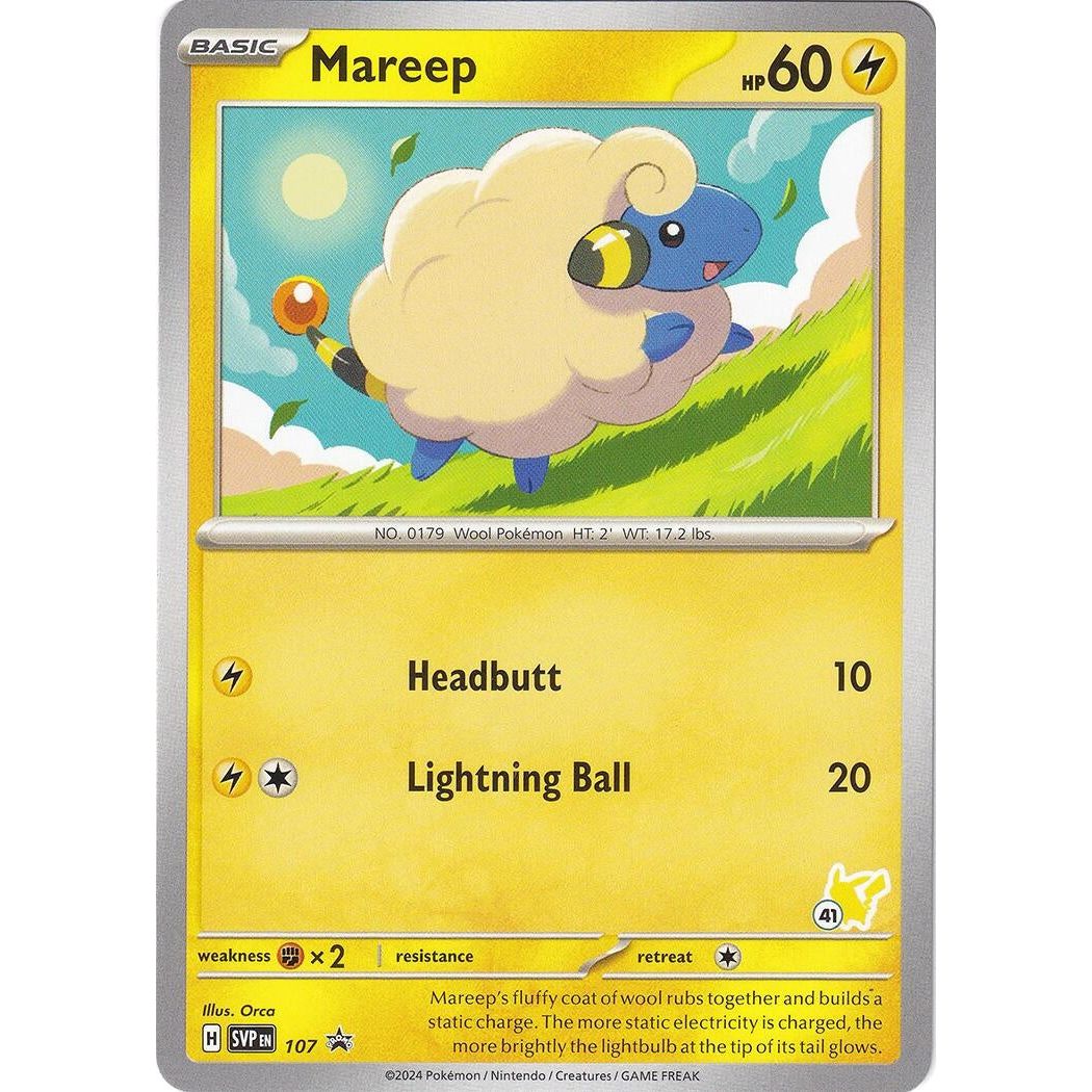 Image for Mareep - Pikachu 41 (107) (BA24) - Pokemon