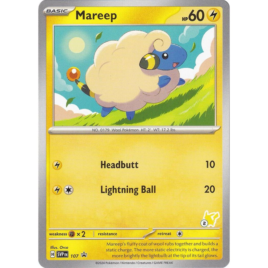 Image for Mareep - Pikachu 2 (107) (BA24) - Pokemon