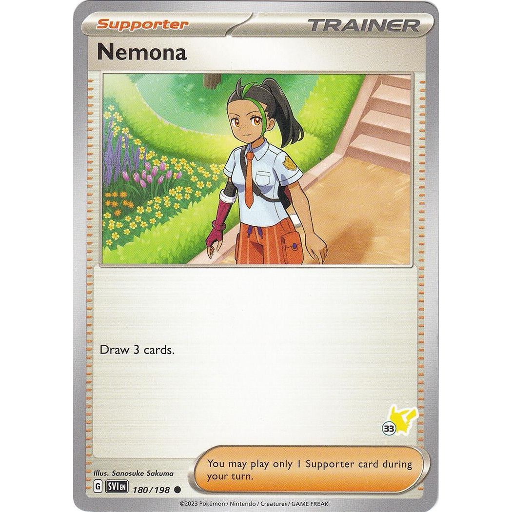 Image for Nemona - Pikachu 33 (180/198) (BA24) - Pokemon