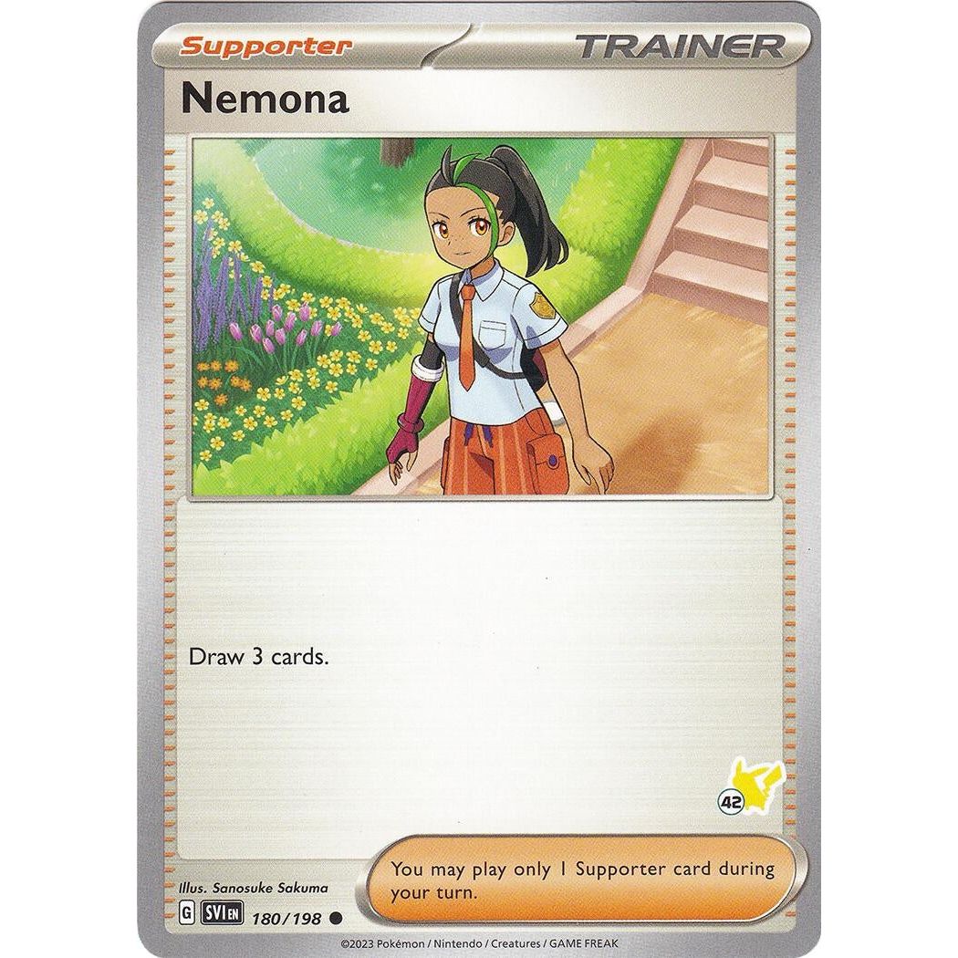 Image for Nemona - Pikachu 42 (180/198) (BA24) - Pokemon