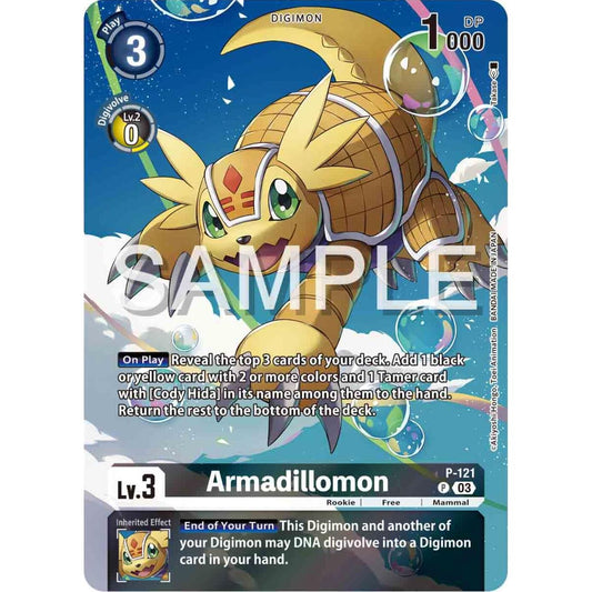 Image for Armadillomon - P-121 (Digimon Adventure 02: The Beginning Set) (P-121 P) (D-PR) - Digimon Card Game