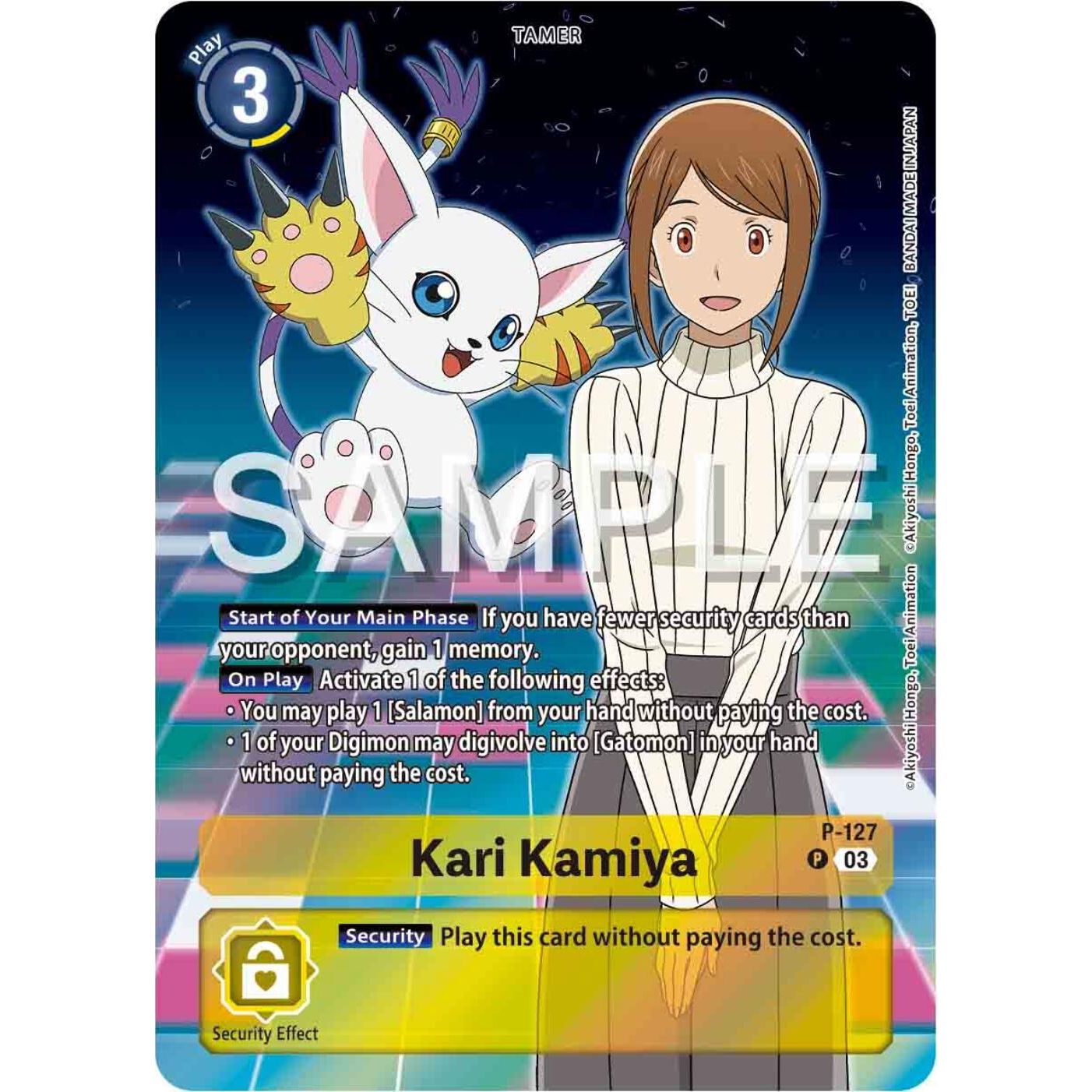 Image for Kari Kamiya - P-127 (Digimon Adventure 02: The Beginning Set) (P-127 P) (D-PR) - Digimon Card Game