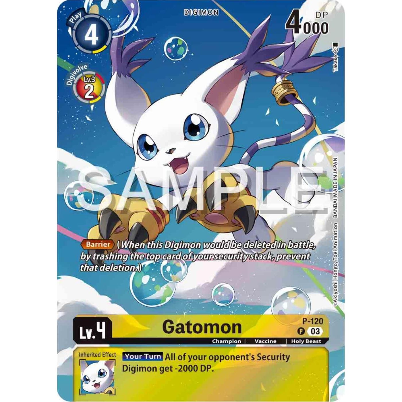 Image for Gatomon - P-120 (Digimon Adventure 02: The Beginning Set) (P-120 P) (D-PR) - Digimon Card Game