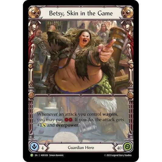 Image for Betsy, Skin in the Game - HER109 (HER109) (PR) - Flesh and Blood TCG
