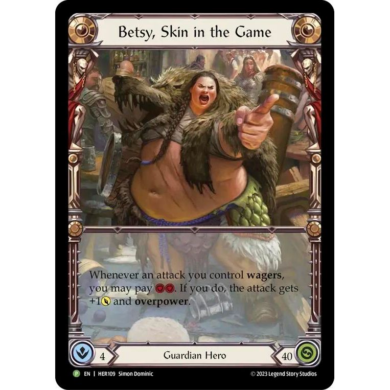 Image for Betsy, Skin in the Game - HER109 (HER109) (PR) - Flesh and Blood TCG