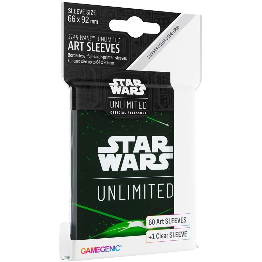 Image for Star Wars: Unlimited Art Sleeves - Card Back Green - Card Sleeves