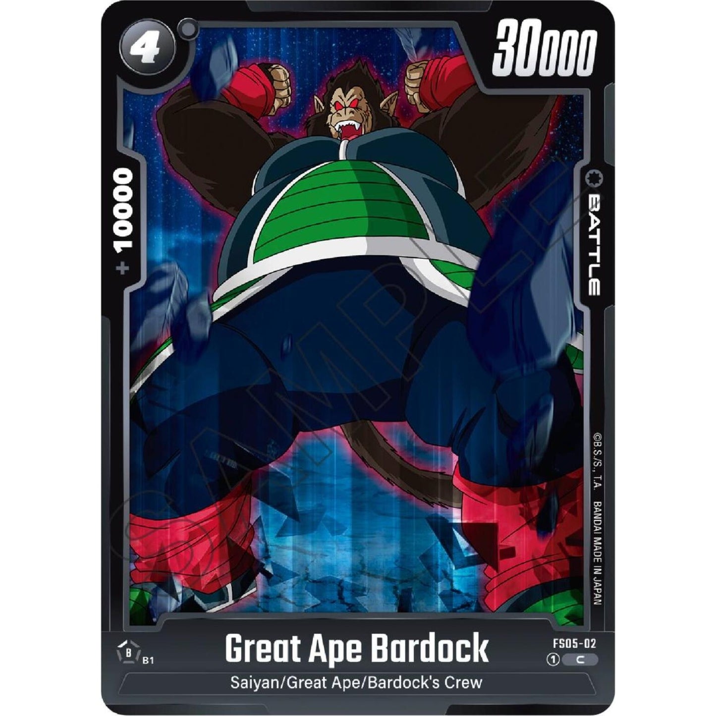 Image for Great Ape Bardock (FS05-02) (FS05) - Dragon Ball Super: Fusion World