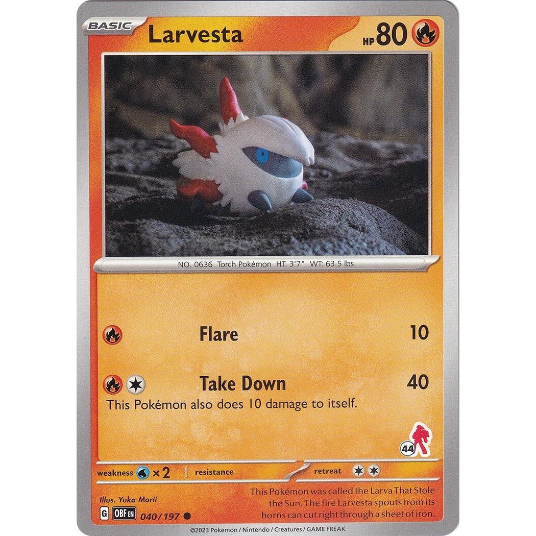 Image for Larvesta - Armarouge 44 (040/197) (BA24) - Pokemon