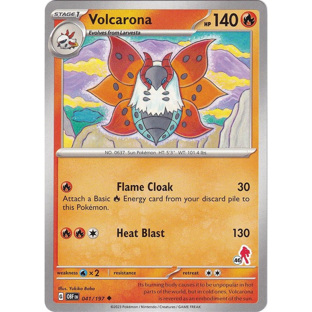 Image for Volcarona - Armarouge 46 (041/197) (BA24) - Pokemon
