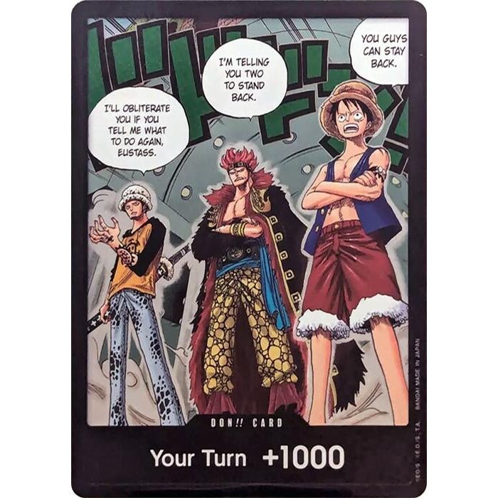 Image for DON!! Card (Trafalgar Law, Eustass Kid and Monkey.D.Luffy) (Double Pack Set Vol. 4) (OP07) - One Piece Card Game
