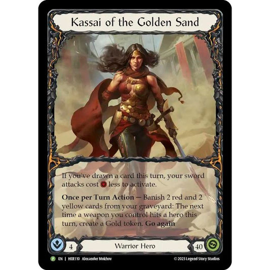 Image for Kassai of the Golden Sand - HER110 (HER110) (PR) - Flesh and Blood TCG