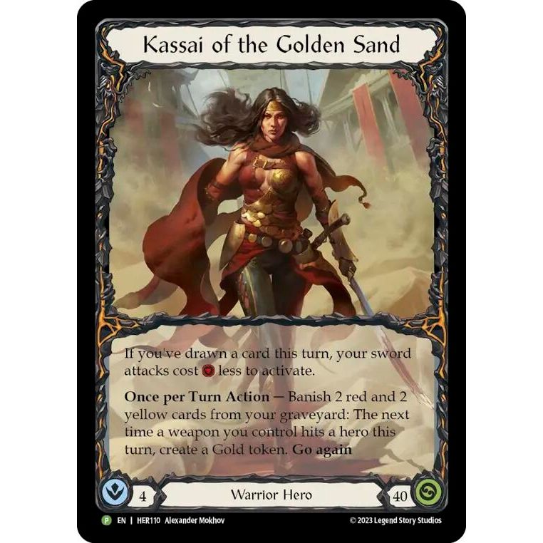 Image for Kassai of the Golden Sand - HER110 (HER110) (PR) - Flesh and Blood TCG