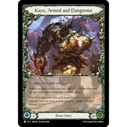 Image for Kayo, Armed and Dangerous - HER108 (HER108) (PR) - Flesh and Blood TCG