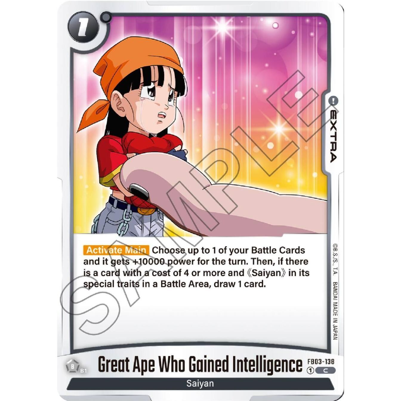 Image for Great Ape Who Gained Intelligence (FB03-138) (FB03) - Dragon Ball Super: Fusion World