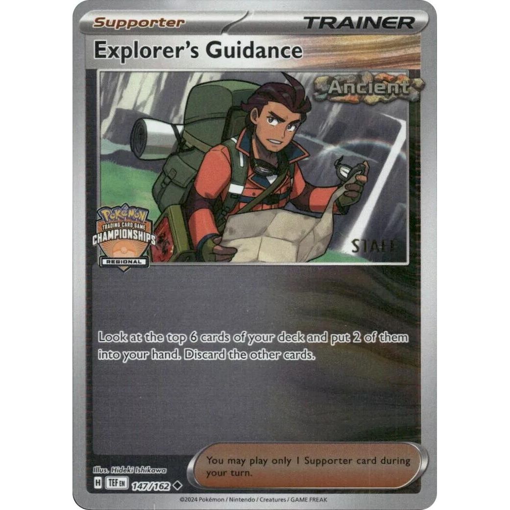Image for Explorer's Guidance - 147/162 (Regional Championships) [Staff] (147/162) (PR) - Pokemon