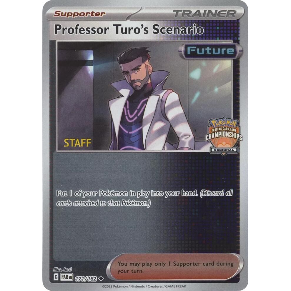 Image for Professor Turo's Scenario - 171/182 (Regional Championships) [Staff] (177/182) (PR) - Pokemon