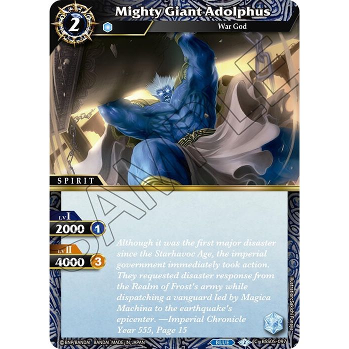 Image for Mighty Giant Adolphus (BSS05-097) (BSS05) - Battle Spirits Saga