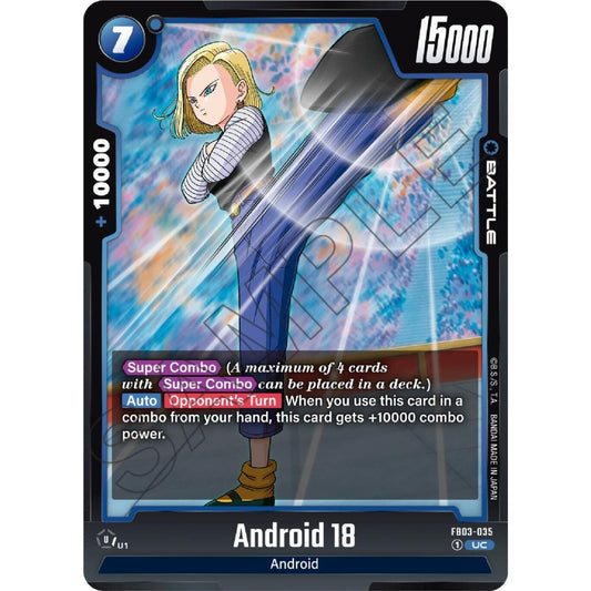 Image for Android 18 (FB03-035) (FB03) - Dragon Ball Super: Fusion World