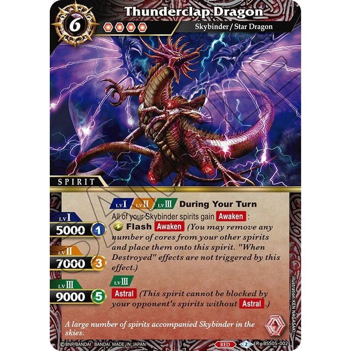Image for Thunderclap Dragon (BSS05-002) (BSS05) - Battle Spirits Saga