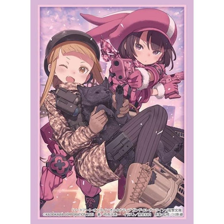 Image for Bushiroad Sleeve Collection HG Vol. 4198: Sword Art Online Alternative Gun Gale Online - Fukaziroh & Llenn  (75-Sleeves) - Card Sleeves