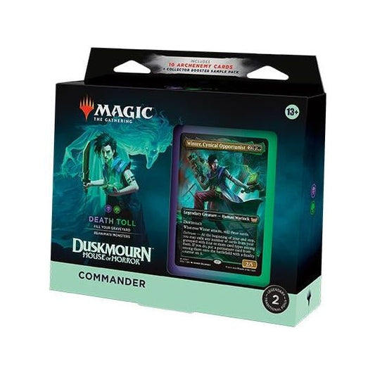 Image for Duskmourn: House of Horror Commander Deck - Death Toll - Magic: The Gathering