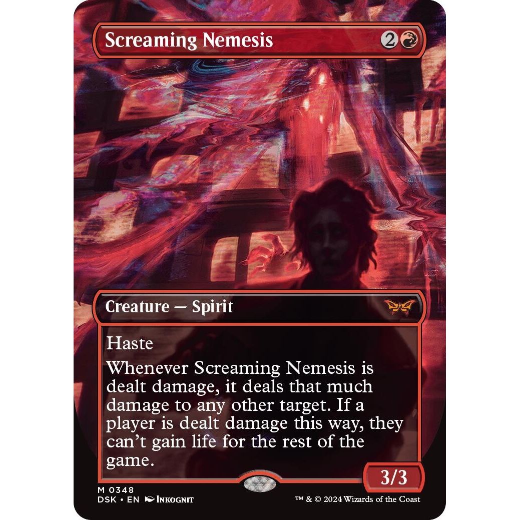 Image for Screaming Nemesis (Borderless) (348) (DSK) - Magic: The Gathering