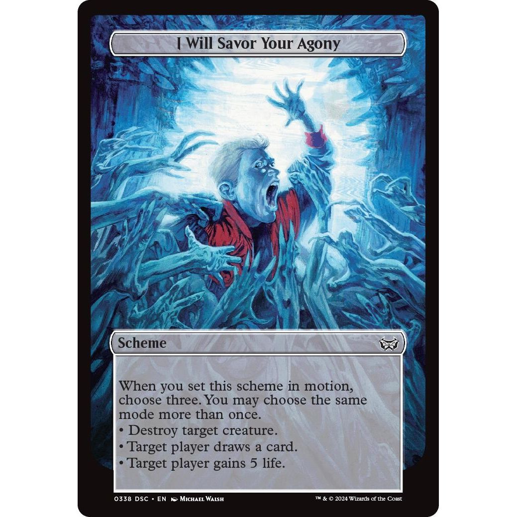Image for I Will Savor Your Agony (Full Art) (338) (A:DSC) - Magic: The Gathering
