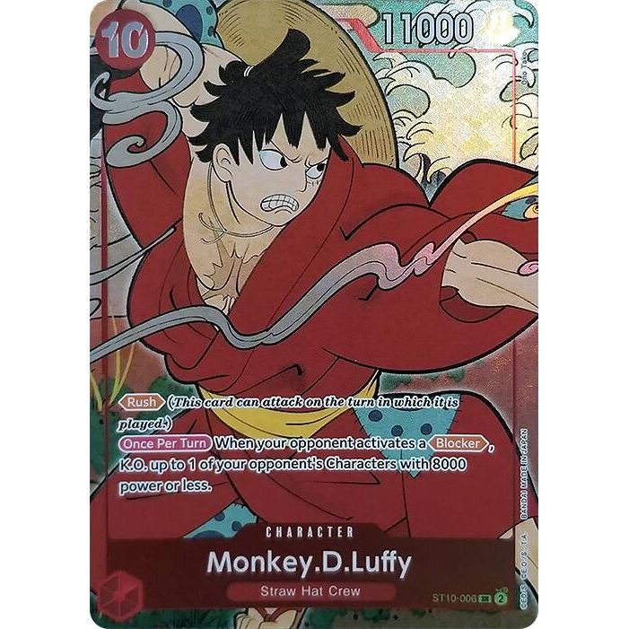Image for Monkey.D.Luffy (English Version 1st Anniversary Set) (ST10-006) (OP-PR) - One Piece Card Game