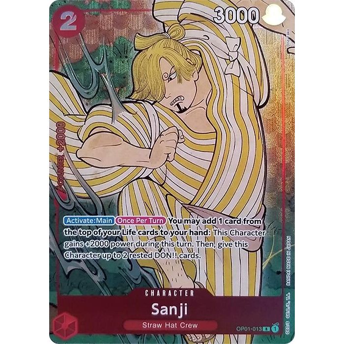 Image for Sanji (English Version 1st Anniversary Set) (OP01-013) (OP-PR) - One Piece Card Game