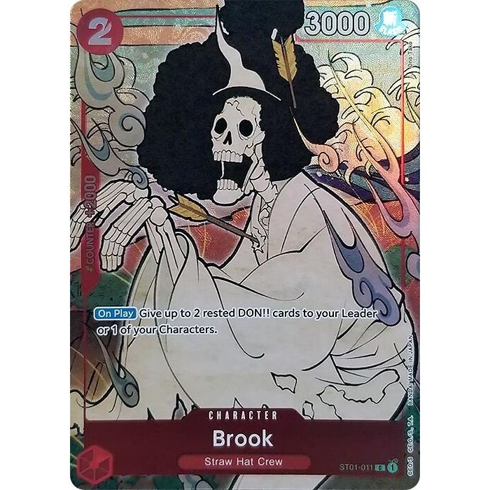 Image for Brook (English Version 1st Anniversary Set) (ST01-011) (OP-PR) - One Piece Card Game