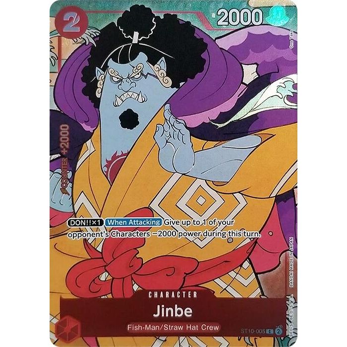 Image for Jinbe (English Version 1st Anniversary Set) (ST10-005) (OP-PR) - One Piece Card Game