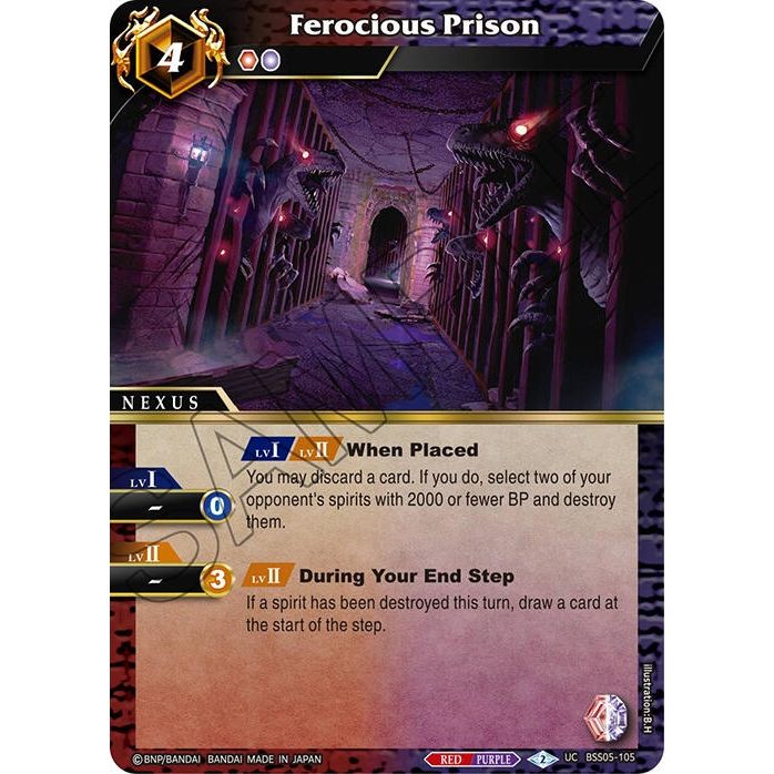 Image for Ferocious Prison (BSS05-105) (BSS05) - Battle Spirits Saga