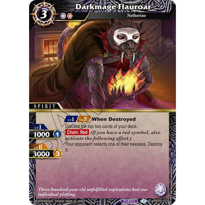 Image for Darkmage Flauroar (BSS05-025) (BSS05) - Battle Spirits Saga