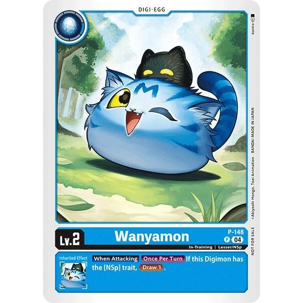 Image for Wanyamon - P-148 (Store Tournament 2024 Jul. - Sep. Participation Pack) (P-148 P) (D-PR) - Digimon Card Game