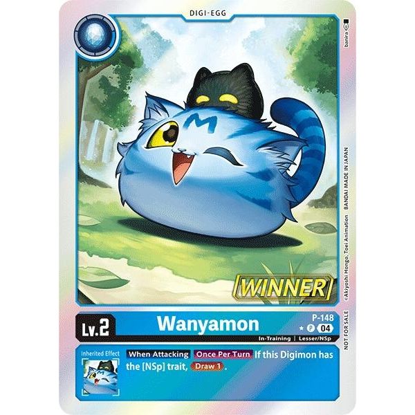 Image for Wanyamon - P-148 (Store Tournament 2024 Jul. - Sep. Winner Pack) (P-148 P) (D-PR) - Digimon Card Game