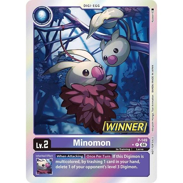 Image for Minomon - P-149 (Store Tournament 2024 Jul. - Sep. Winner Pack) (P-149 P) (D-PR) - Digimon Card Game
