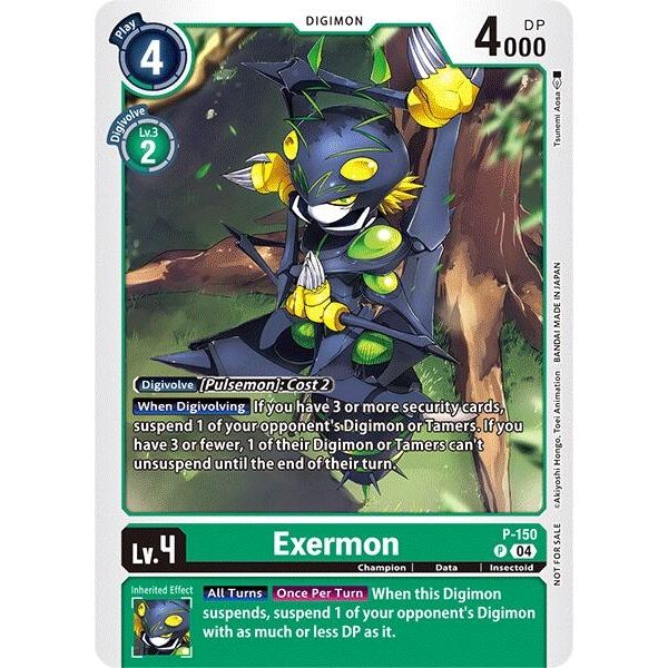 Image for Exermon - P-150 (Store Tournament 2024 Jul. - Sep. Participation Pack) (P-150 P) (D-PR) - Digimon Card Game