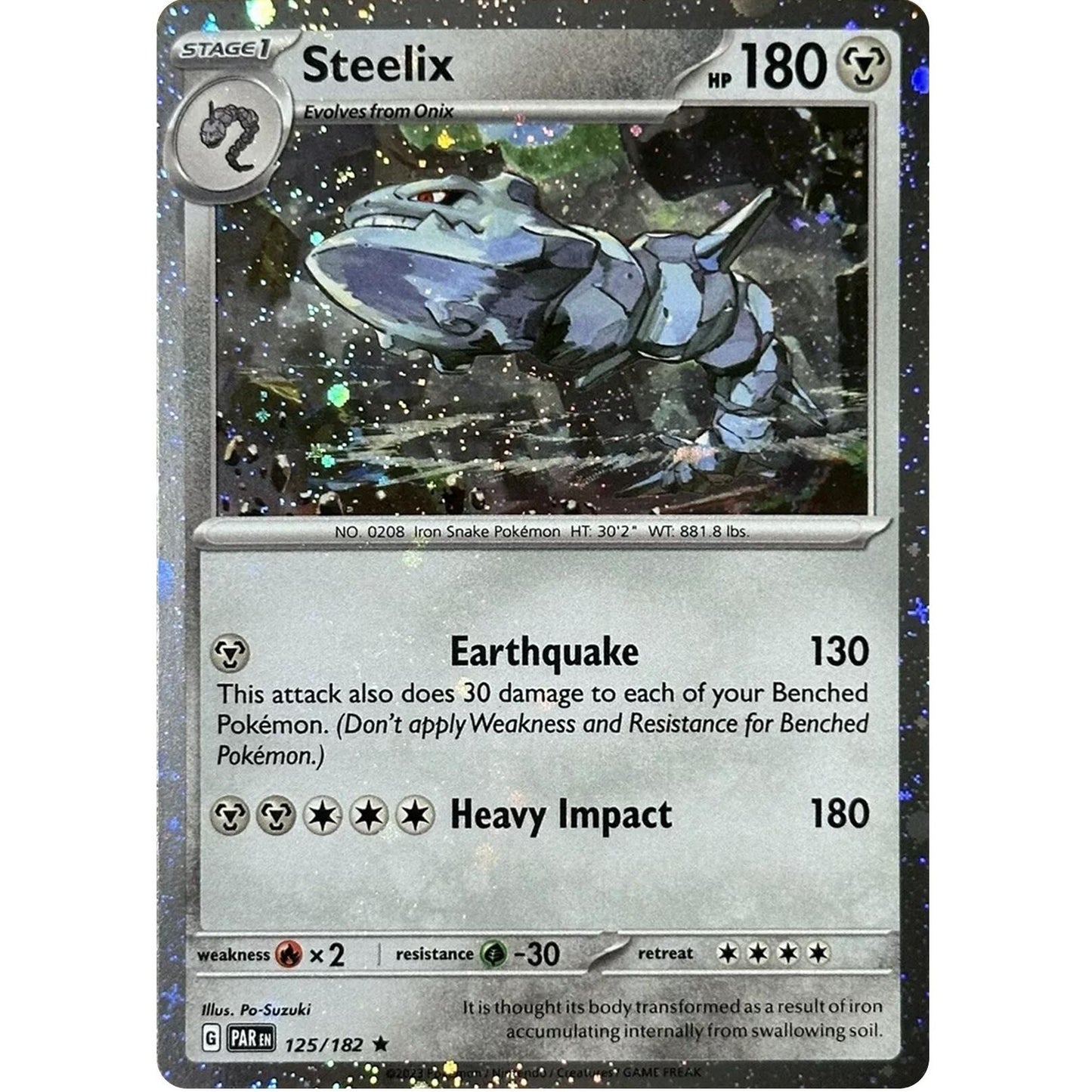 Image for Steelix - 125/182 (Cosmos Holo) (125/182) (MCAP) - Pokemon
