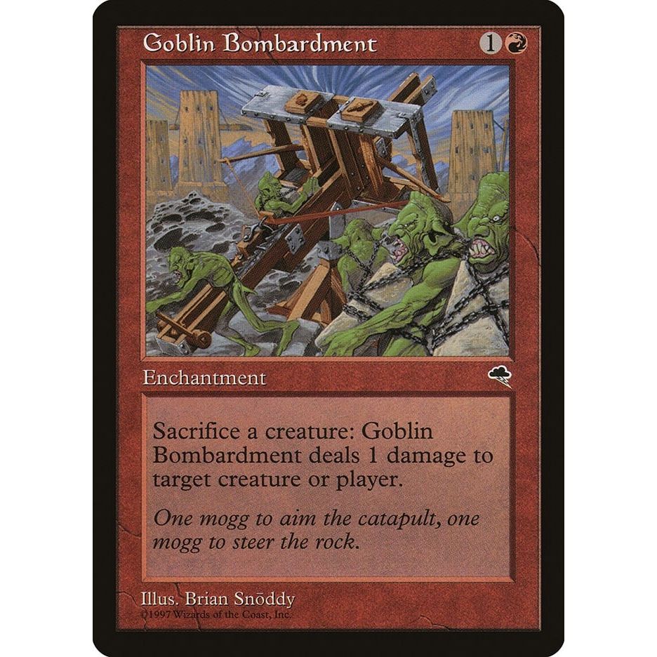 Image for Goblin Bombardment (179) (TMP) - Magic: The Gathering