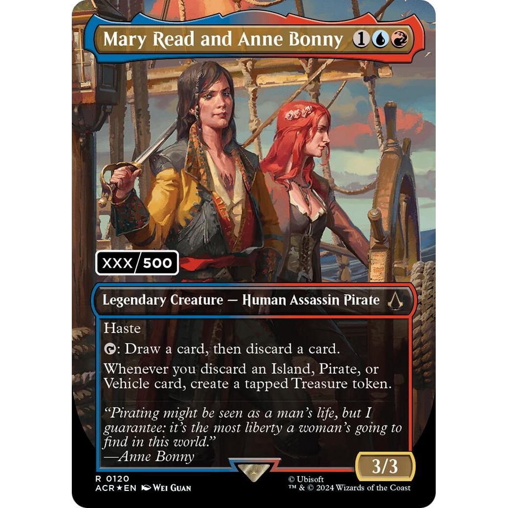 Image for Mary Read and Anne Bonny (English) (Serial Numbered) (120) (ACR) - Magic: The Gathering