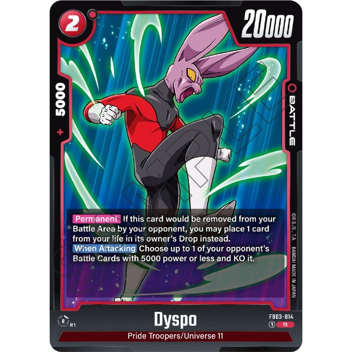 Image for Dyspo - FB03-014 (FB03-014) (FB03) - Dragon Ball Super: Fusion World