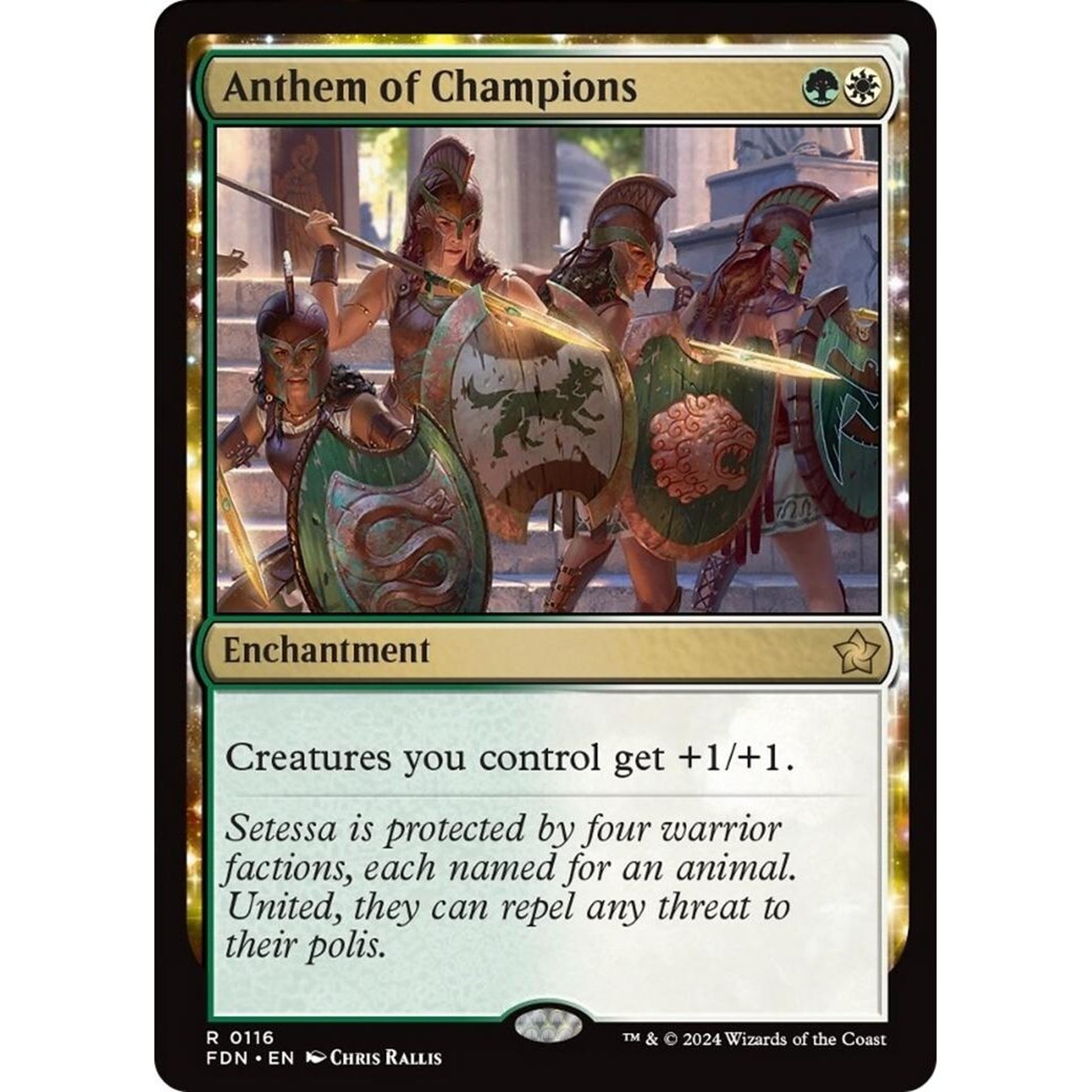 Image for Anthem of Champions (116) (FDN) - Magic: The Gathering