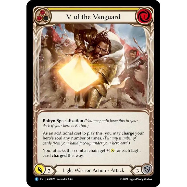 Image for V of the Vanguard (ASB023) - Flesh and Blood TCG