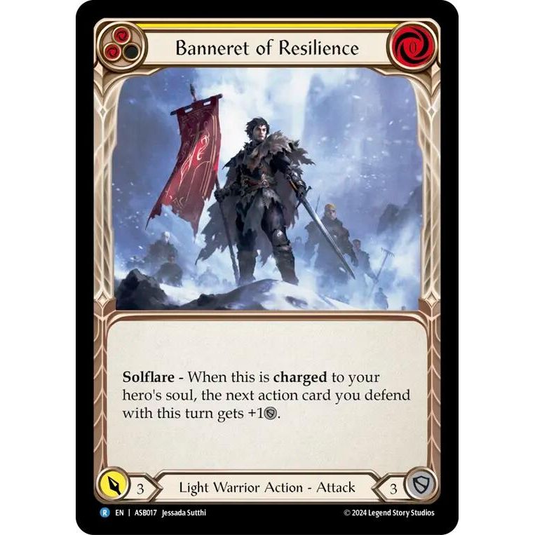 Image for Banneret of Resilience (ASB017) - Flesh and Blood TCG