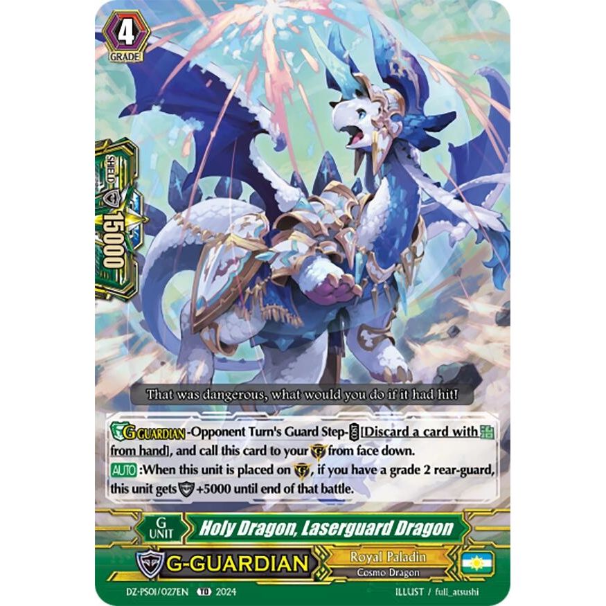 Image for Holy Dragon, Laserguard Dragon (DZ-PS01/027EN) (DZ-PS01) - Cardfight Vanguard