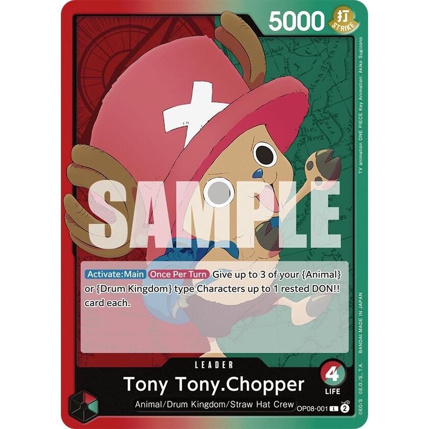 Image for Tony Tony.Chopper (001) (OP08-001) (OP08) - One Piece Card Game
