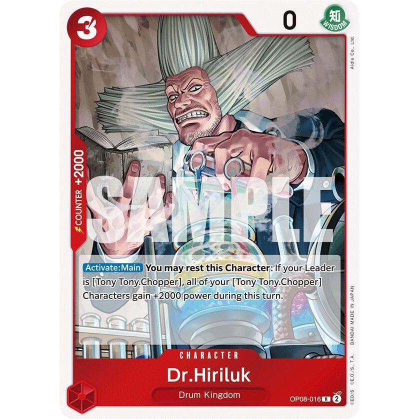 Image for Dr.Hiriluk (OP08-016) (OP08) - One Piece Card Game