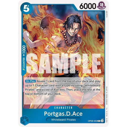 Image for Portgas.D.Ace (OP08-052) (OP08) - One Piece Card Game